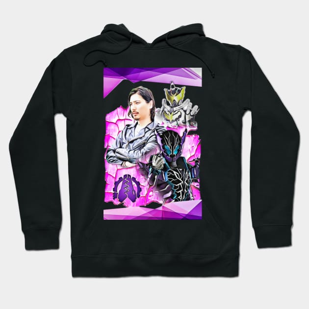 Kamen Rider Rogue Side-by-Side   (style #2) Hoodie by BeatlesDiva